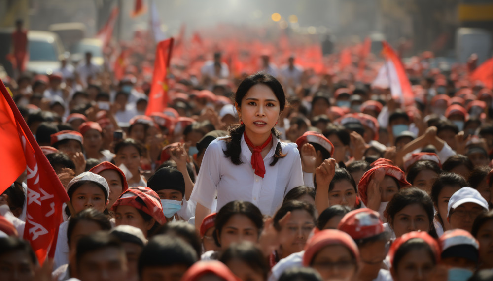 Aung San Suu Kyi calls for Myanmar protests in wake of the coup
